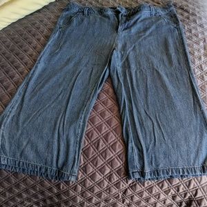 Denim Palazzo Size 10